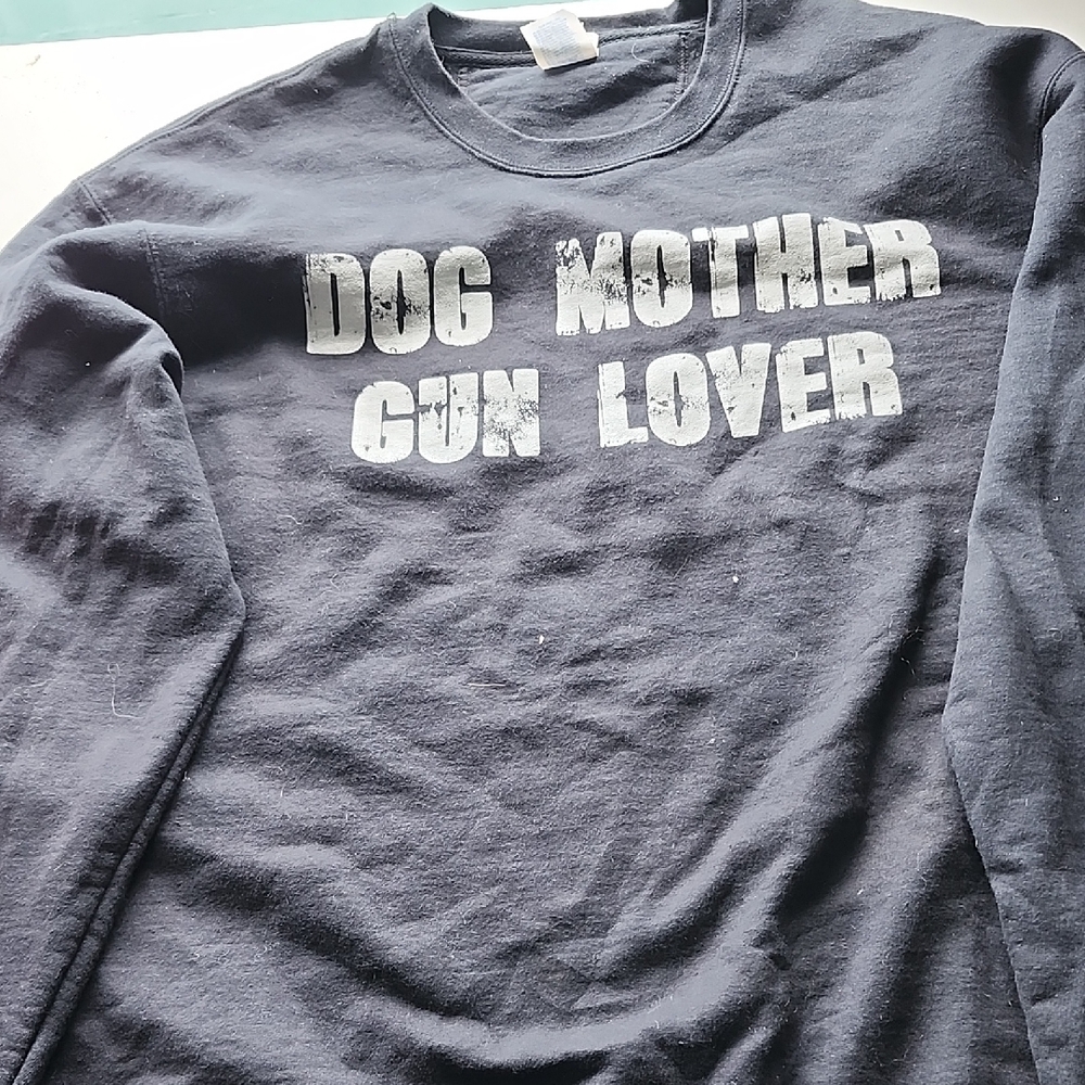 Black Graphic Long Sleeve Shirt Xl
